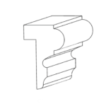 CM-6-Cabinet_Lip_Mouldingpng - Hardwood Products, Inc - Houston, TX CM-6 - Cabinet Lip Moulding 1 3/4 in x 1 in