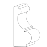 CR-7 Chair Rail Moulding 2 1/2 in x 1 1/4 in 