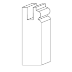 F-3 - Cabinet-Door-Frame-Moulding 2 1/4 in x 3/4 in - Hardwood Products, Inc - Houston, TX F-3 - Cabinet-Door-Frame-Moulding 2 1/4 in x 3/4 in